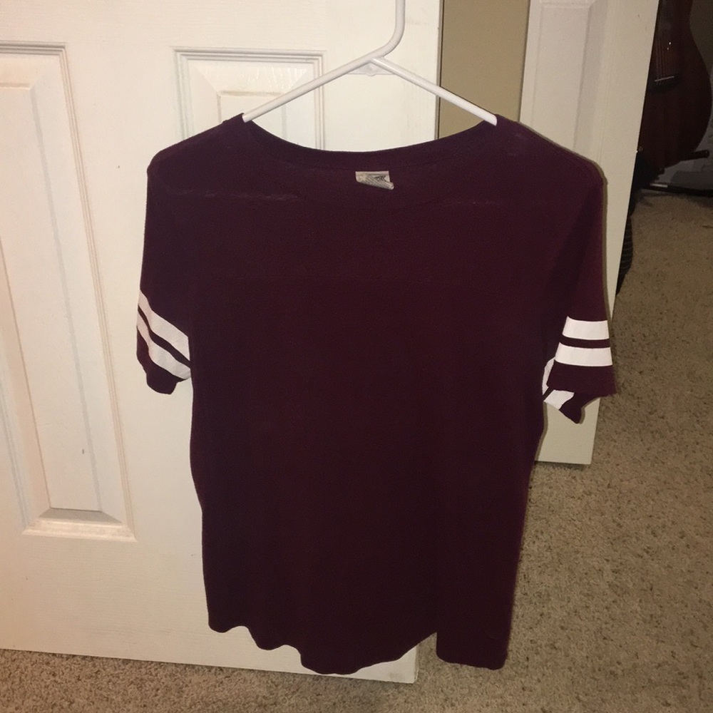 Maroon shirt